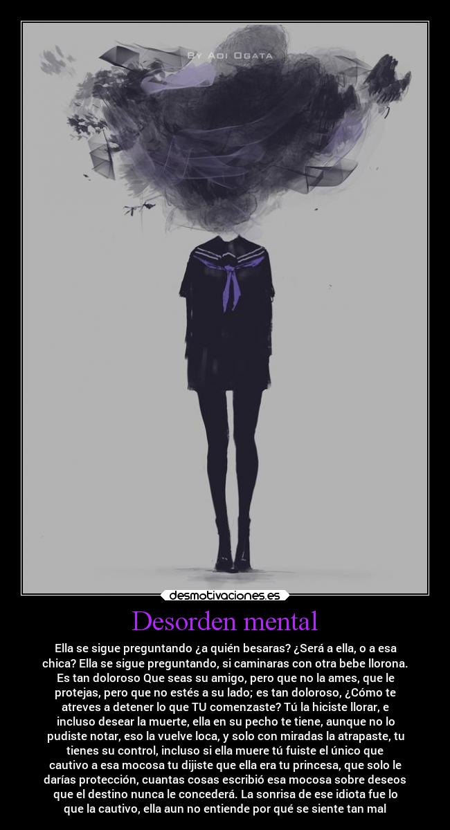 Desorden mental es que
