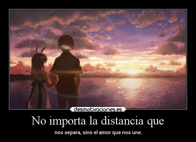 Importa la distancia no